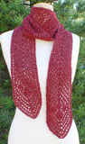 The Skinny on Lace Long Scarf in Garter Lace