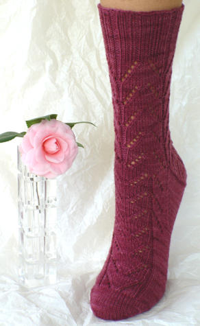 Down and Up Lace Socks