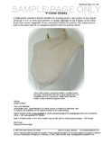 Sample cover page of HeartStrings V-Collar Dickey pattern