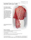 Sample cover page of HeartStrings Faceted Gems Lace Wrap pattern