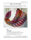 Sample cover page of HeartStrings Ring of Lace Wrap  pattern